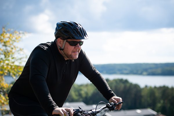 Lorentz Blixt på cykeltur